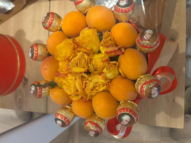 Citrusový box — Flower boxy, Lahodné kytice Košice